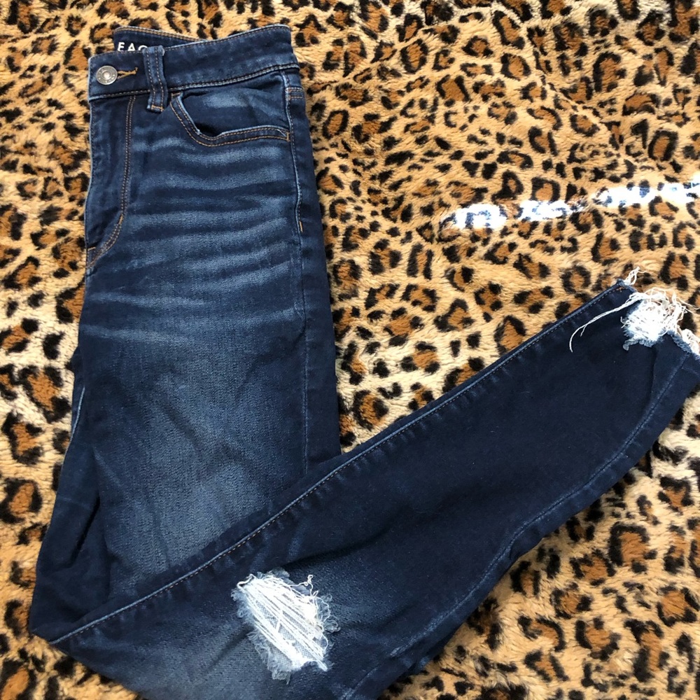 American eagle size 2 next level stretch super high rise jegging
